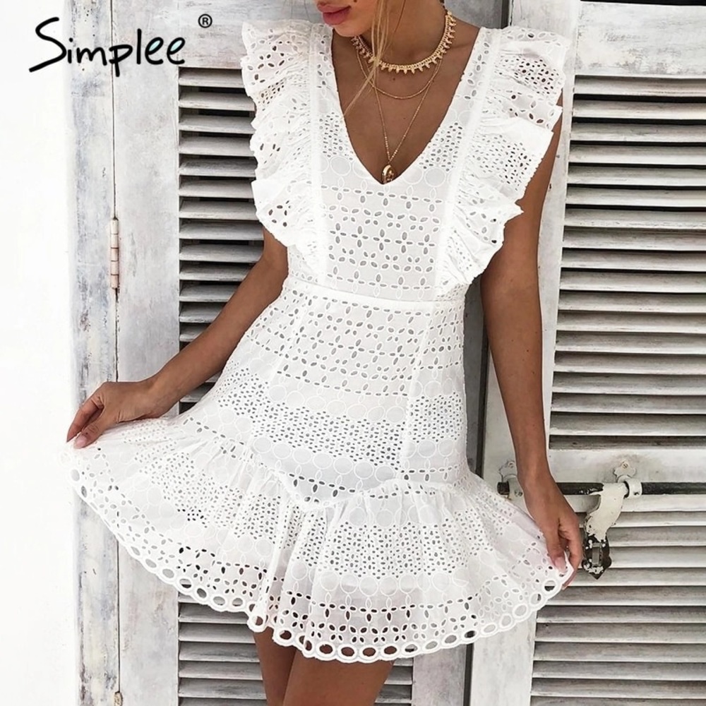 Simplee summer mini dress